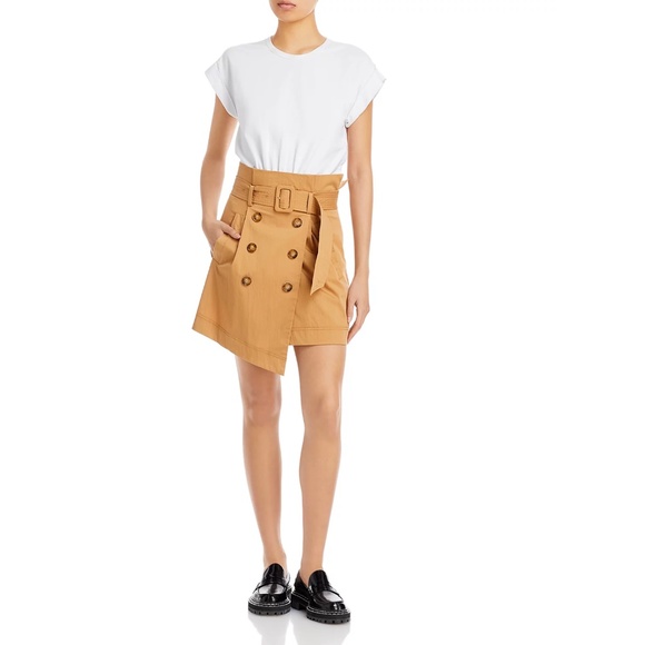 VERONICA BEARD Melany Mixed Media Layered Look Mini Dress LIKE NEW! - Picture 2 of 8